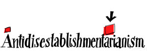 A decorative graphic of the word antidisestablishmentarianism. 