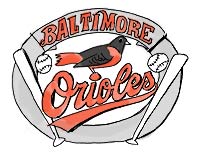 An illustration of a baseball team logo. 