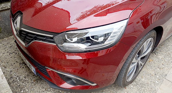 A photo of a rental car.